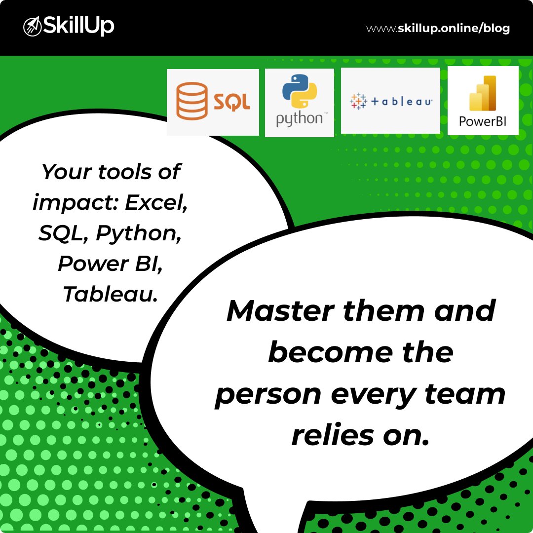 SkillUp_Online's tweet image. Behind every big decision is a data analyst who sees the story in the numbers. Learn how data experts connect patterns, predict outcomes, and shape industries.
Start your journey:
skillup.online/blog/top-data-…
#DataAnalytics #CareerGrowth #SkillUpOnline #DataAnalyst #TechCareers