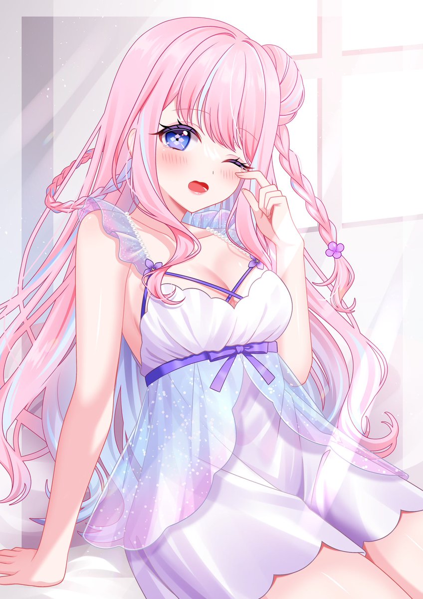 はっ…もう…2時半！？

おはなん🌸
昨日のNIKKEメインストーリーの余韻でほわほわあじさいです🫧

今日はお歌歌ってからメインストーリーの続きみるぞ〜🎶
寝起きすぎるのでのど起こさなきゃ…！！🫨笑
 #11月のVTuberフォロー祭り