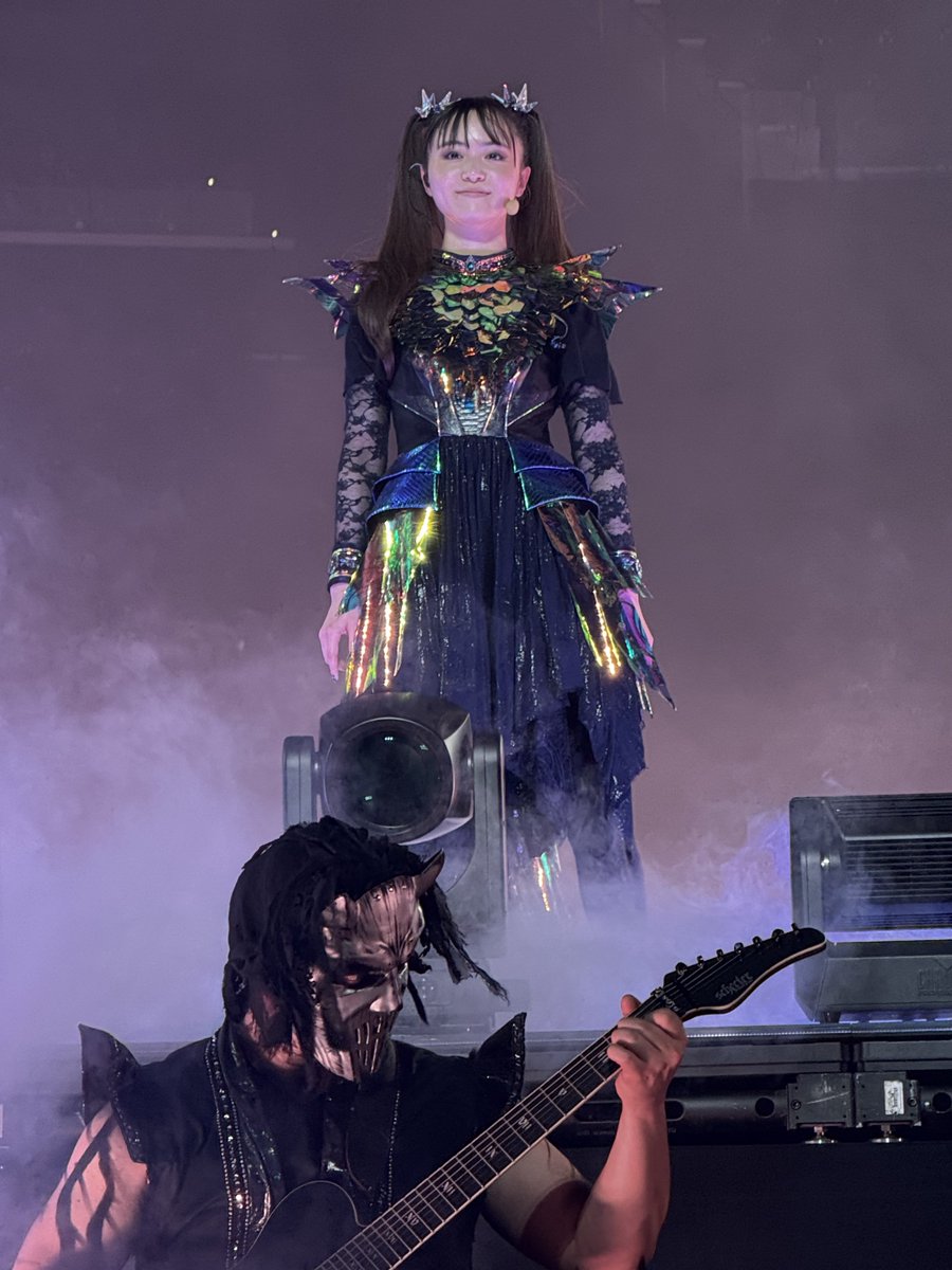 VALKYMETAL's tweet image. とても美しかった 😇

#BABYMETAL #MOAMETAL #THEONE #IntuitDome