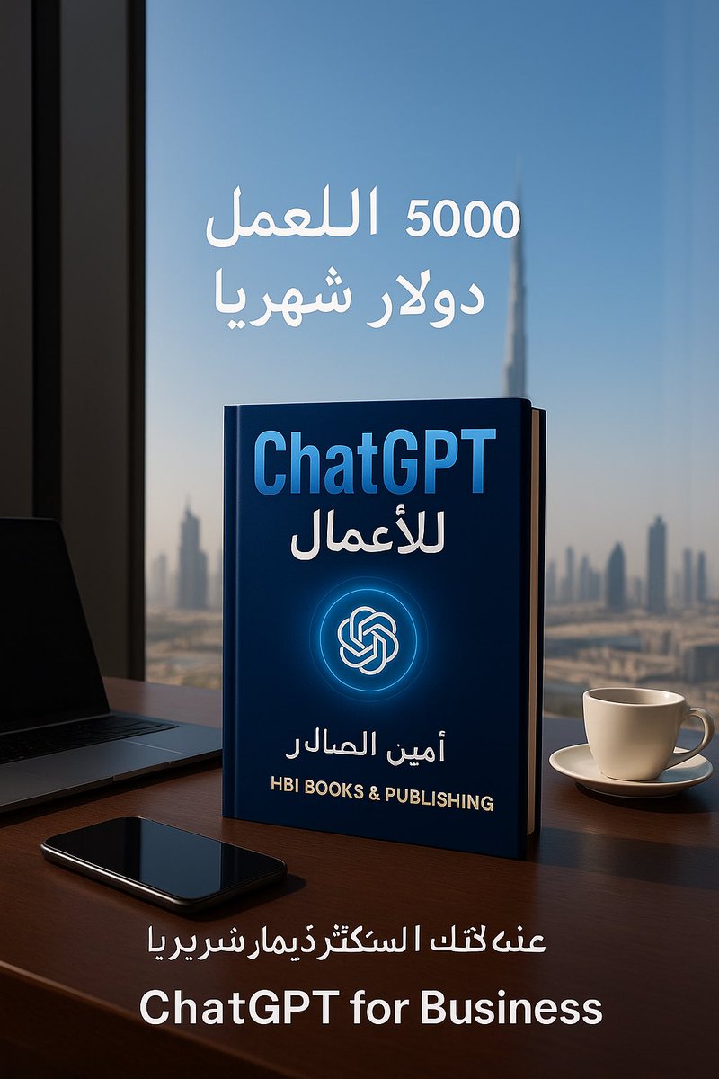 اكسب 5000$ دولار شهريًا باستخدام الذكاء الاصطناعي وتقنية البلوكشين

من الكتاب الأكثر مبيعًا
ChatGPT للأعمال