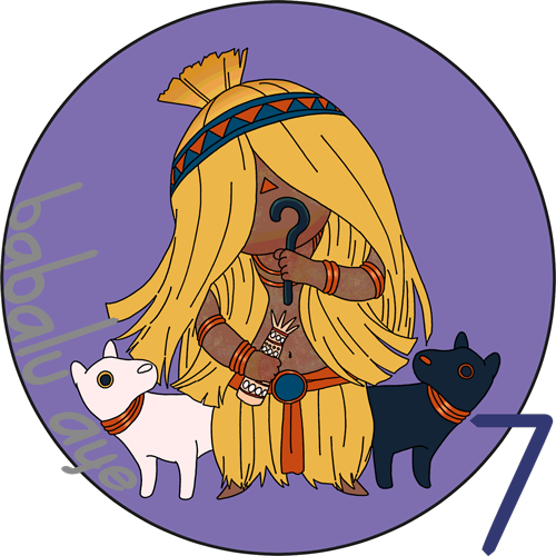 saruesyokai's tweet image. ～カリブの神話でわかるあなたの運勢～
【オリチャ占い：11月の占い結果】

生年月日の各数字（1桁ずつ）を合計し、８で割った「あまりの数」が「７」のあなたの守護オリチャ（精霊）は「平癒」をつかさどるババルアイェです。

守護オリチャがババルアイェ人の運勢はこちら！
saruebooks.com/oricha/babalu_……