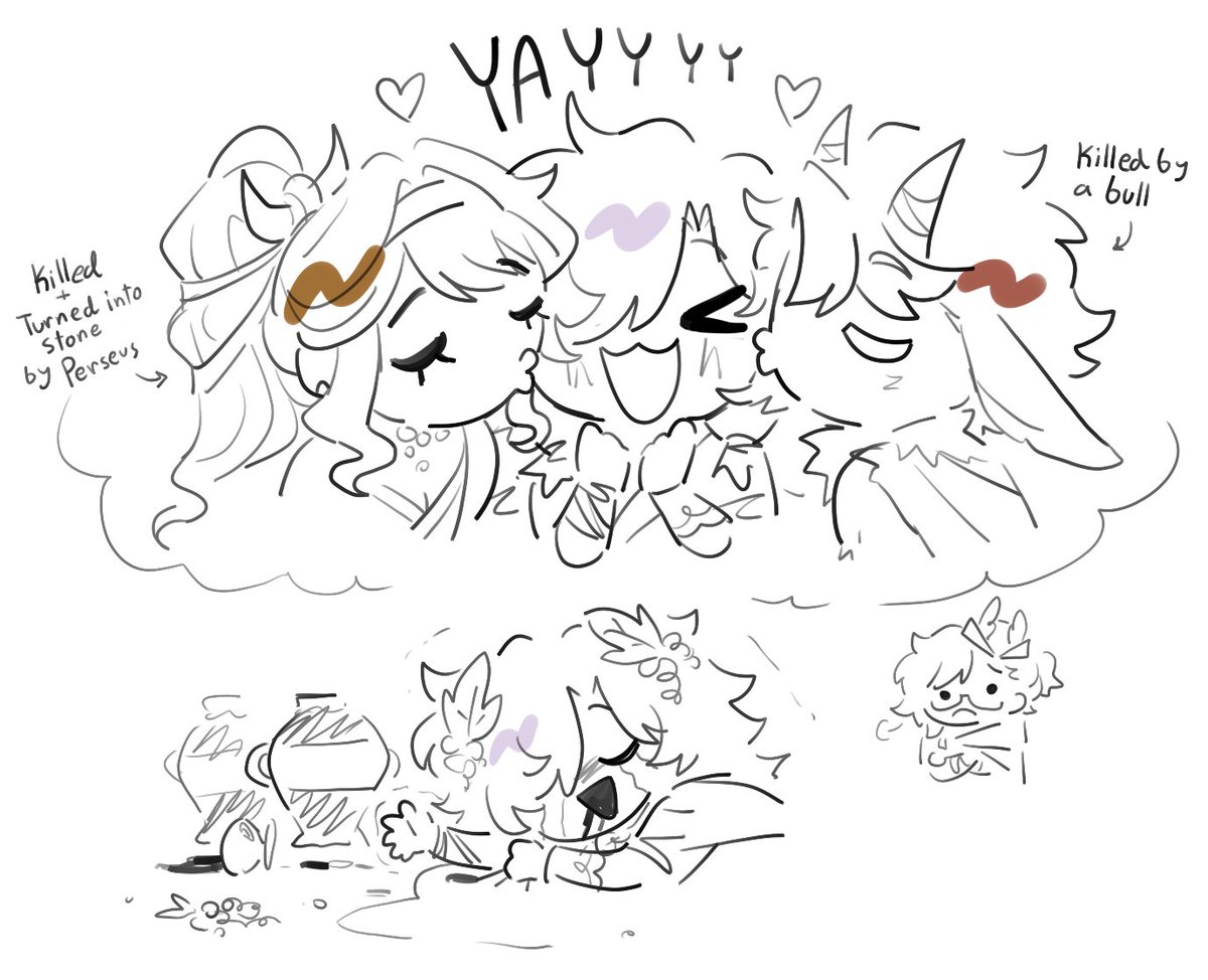 StarmyBunny's tweet photo. Ariadne - Dionysus - Ampelos (Nonnus, Dionysiaca) https://t.co/LTEbgZ0aNX
