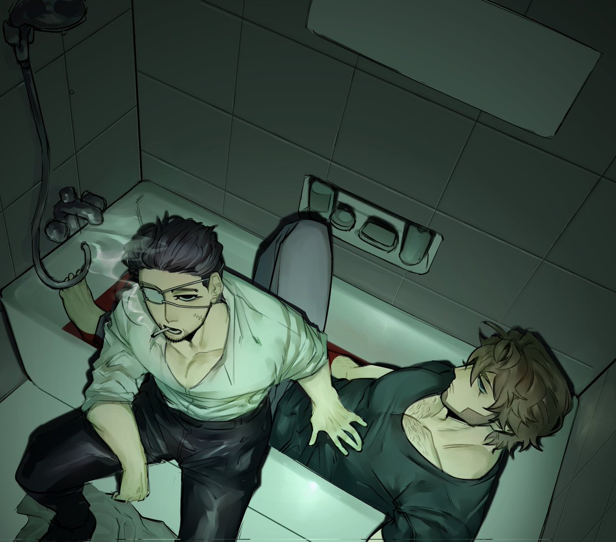 reignspow_'s tweet photo. These are from like september i think, i remember simultaniously working on this piece and my case report at the same time lol.
Anyways i was #vasio au pilled during that time ๐ซ
#comebackpost lmao https://t.co/G4tirWRu4e