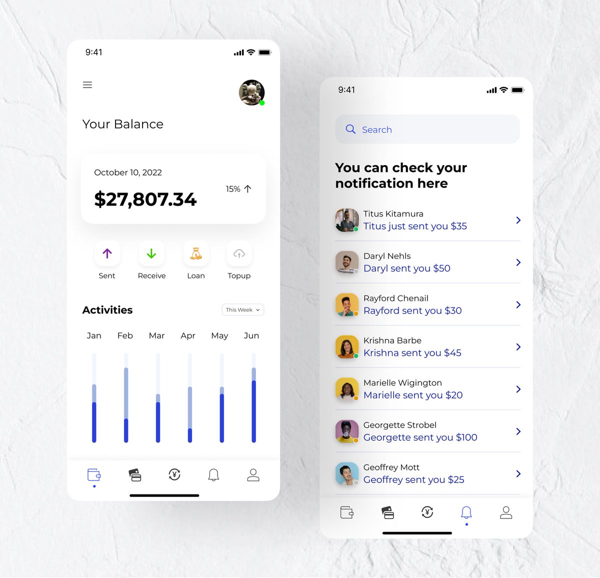 design37338's tweet image. Sunday mood: clean lines, calm flow, and fintech done right. ☀️💳

#UIDesign #Fintech #WeekendDesign