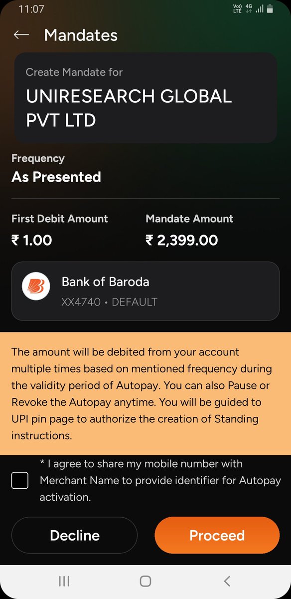 UdayiCODE's tweet photo. Mandates on auto debit from various apps taking undue advatages. Why cant @RBI @FinMinIndia  @nsitharamanoffc  withdraw this right? Or insert conditions saying max about Rs.10. Maximum transaction in a month 4. Feature to cancel these mandates in app unable to trace @nsitharaman https://t.co/ovQ9Kg5ciF