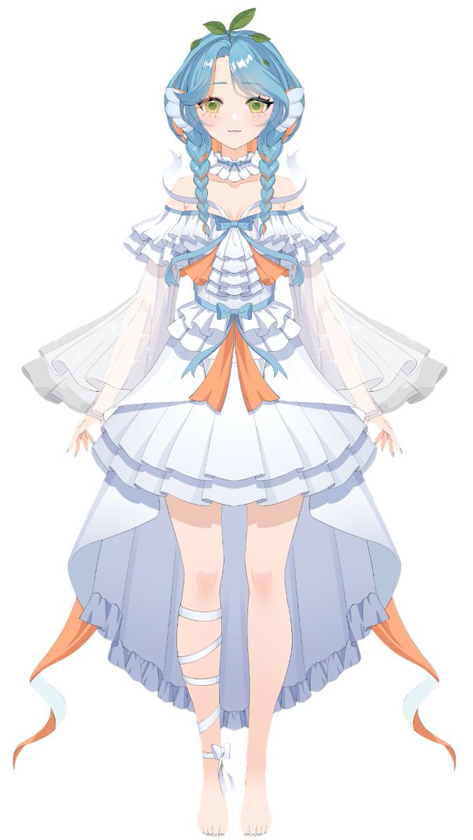 Springalinga's tweet photo. @AraruArtisole hi :3 I hope you like her!! 🩵 https://t.co/Mig5ifKd6e