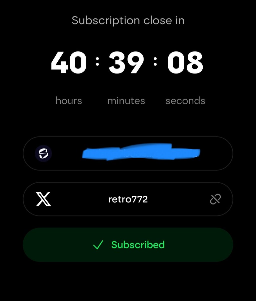 retro772's tweet photo. I'm already subscribed ✅
If you haven't, hurry up and join before it closes 😎
@MMTFinance $mmt
#MMTFinance #Crypto #Airdrop https://t.co/oDt374OLWK