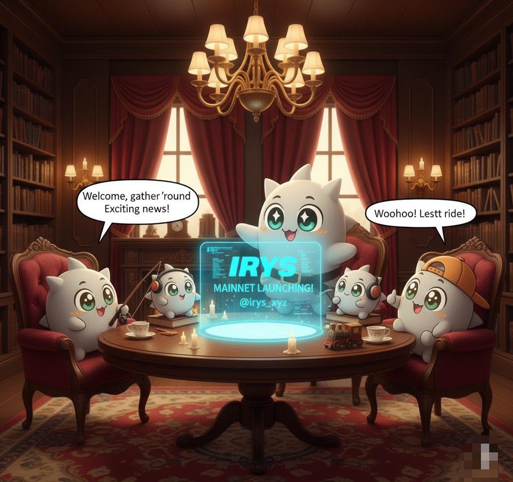 Day 18 of my sketching journey

This glowing, blue holographic screen in the center announces: IRYS MAINNET LAUNCHING SOON <a href="/irys_xyz/">Irys (✧ᴗ✧)</a>

This event is huge because Irys is building the world’s first programmable 

datachain a Layer-1 blockchain that integrates low-cost, scalable