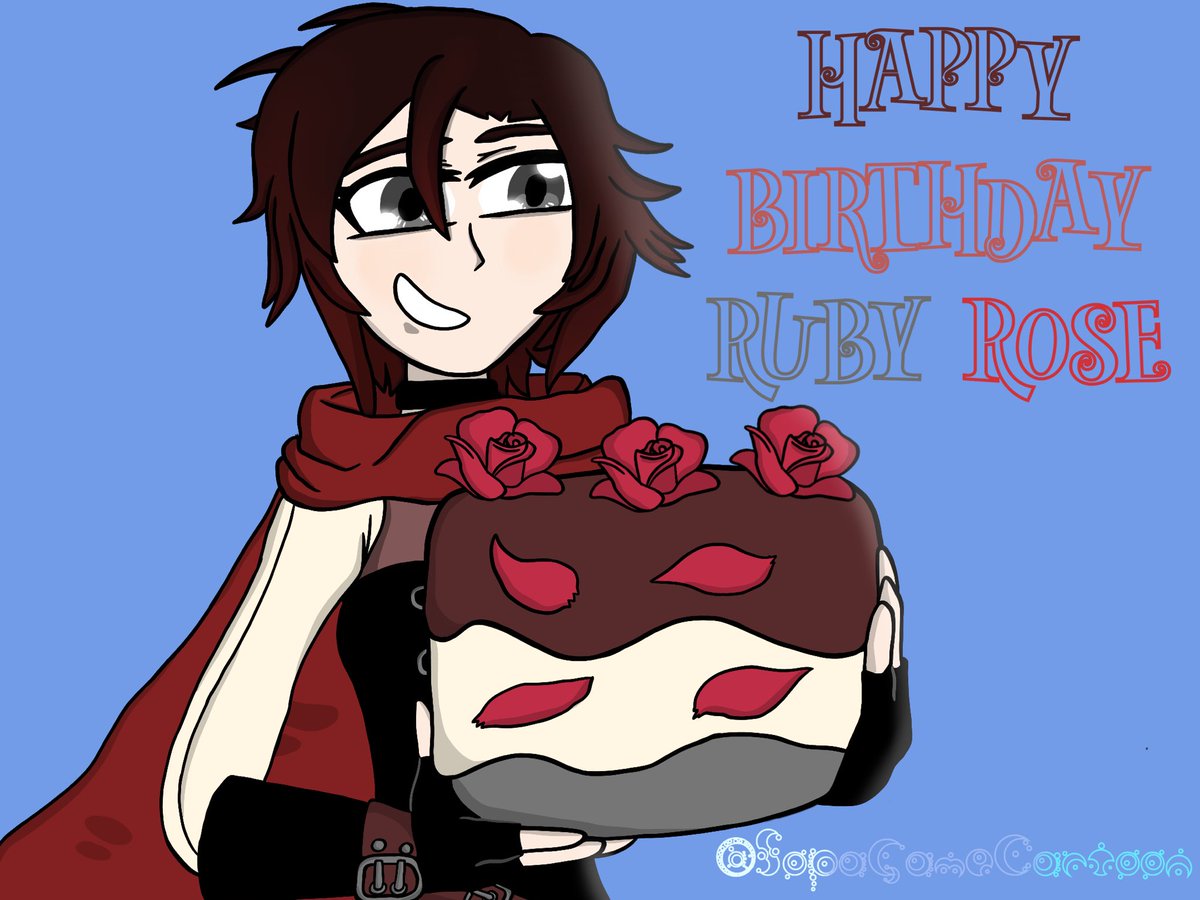 SopaGameCartoon's tweet image. HAPPY BIRTHDAY RUBY ROSE 🌹 

#RWBY #RWBYfanart #RubyRoseRWBY