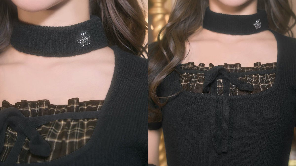 ミシェルマカロン　luvアームカバー付きチョーカートップス ハニーミュmichellMacaronLuv アームカバー付きチョーカートップス