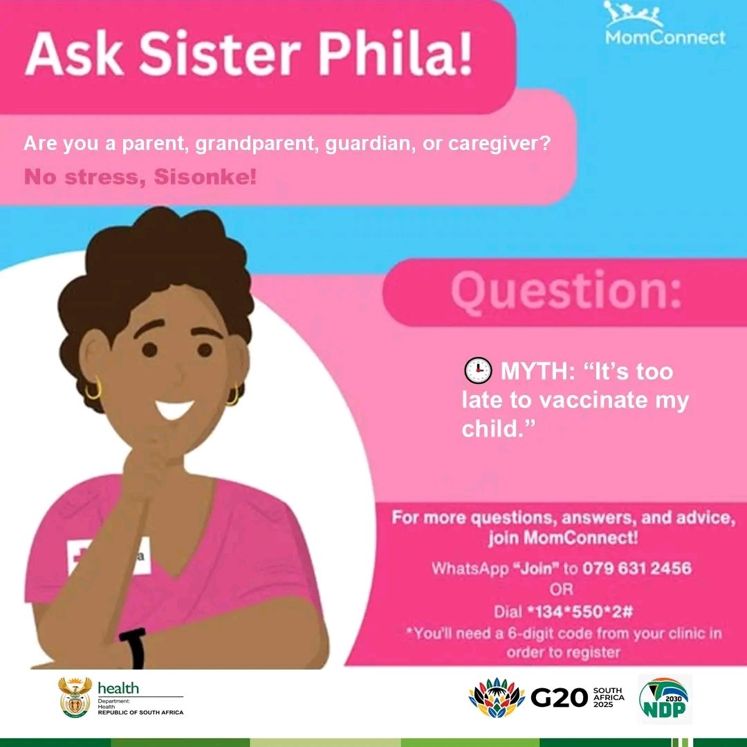 Did you miss your child's routine vaccines? #CatchUpNow 
🕒 MYTH: “It’s too late to vaccinate my child.”
✅ FACT: It’s never too late!  Your clinic can help come up with a catch-up vaccination plan to keep them protected. 
facebook.com/10006489246212…