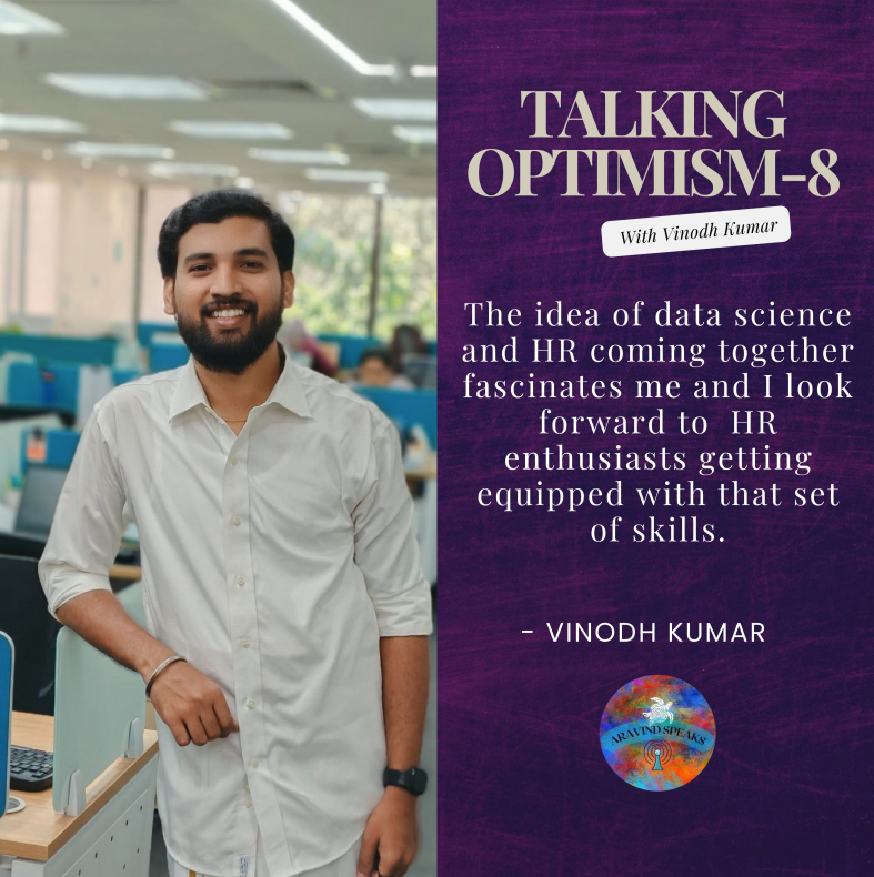 AravindSPodcast's tweet photo. Feeling empowered by the amazing conversations! Our most recent episode with Vinodh Kumar was about #HumanResources, positivity, and communication—topics close to our hearts. Give it a listen &amp; share your thoughts!  #Optimism #Careers #Podcast

https://t.co/DfY48r7hR7 https://t.co/JQlItPnaYm