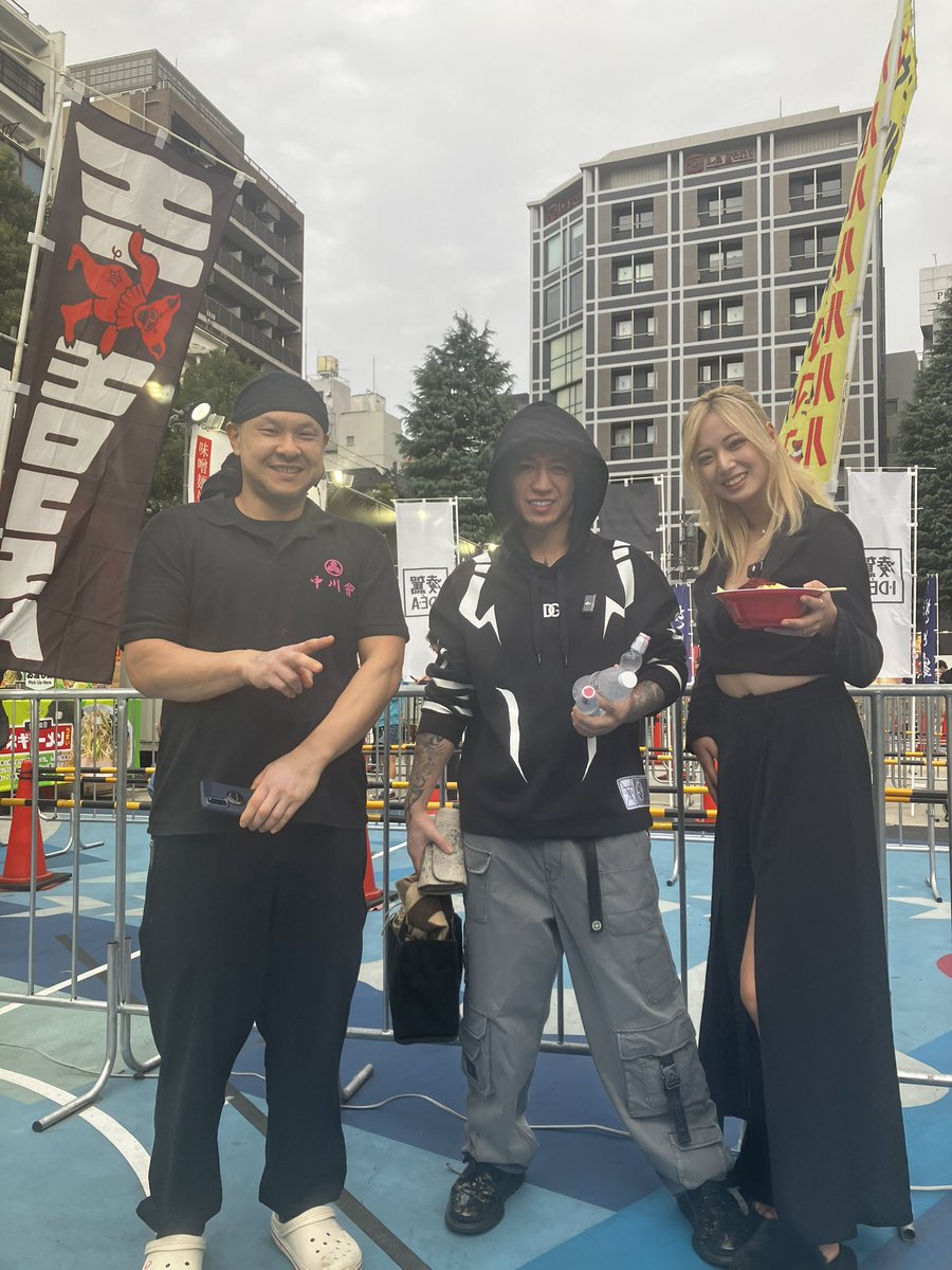 きゃー！！！光栄すぎます！！
#BreakingDown
#ブレイキングダウン
#ジョリーと清水
#ジョリー
#あんぽるきや
#安保瑠輝也
#大つけ麺博