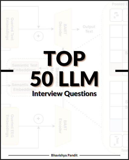 Krishnasagrawal's tweet image. 💥 Top 50 LLM Interview Questions & Answers
Get ready for your next AI / ML / LLM interview with this power-packed Q&A guide covering:
✅ Prompt Engineering
✅ Fine-tuning & RAG
✅ Transformer Architecture
✅ Tokenization & Attention
✅ Real-world LLM Scenarios
Perfect for…