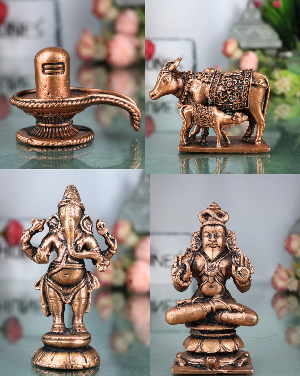 BhunesCrafts's tweet photo. Handcrafted pure copper idols for home temple, pooja decor &amp; divine gifting.  Click here to Shop 👉👉  https://t.co/McVvD8pyen https://t.co/Exi1RKFRMe