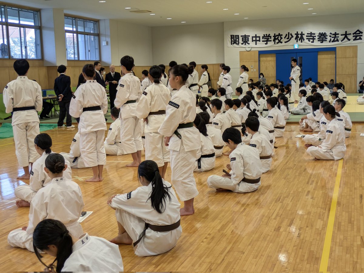 shorinjikemupo's tweet image. 閉会式(表彰式)