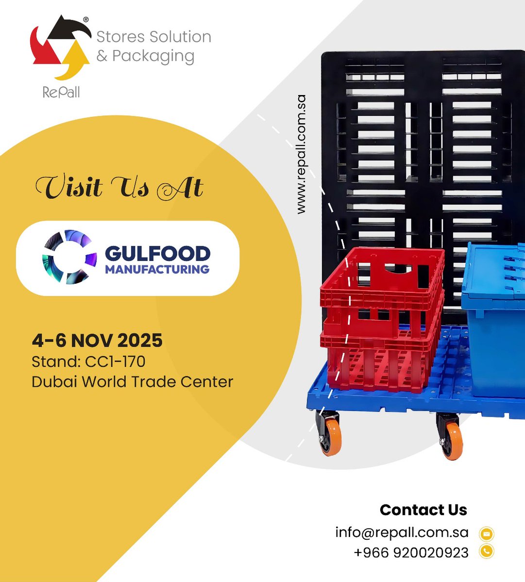 Repall2020's tweet image. #plasticpallets #crates #sustainability #costeffective #efficient #industry #storage #distribution #pallets #transportation #recyclable #ecofriendly #plasticmanufacturing
