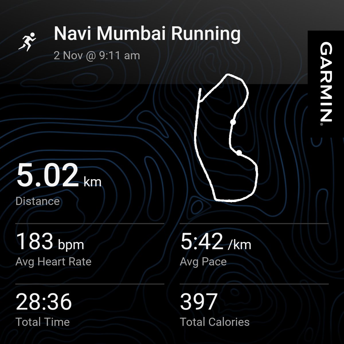 SecretPiy's tweet photo. Running further.  #garmin #beatyesterday #Mumbai #mumbairunclub #mumbwiweather https://t.co/1mMOUShXPm