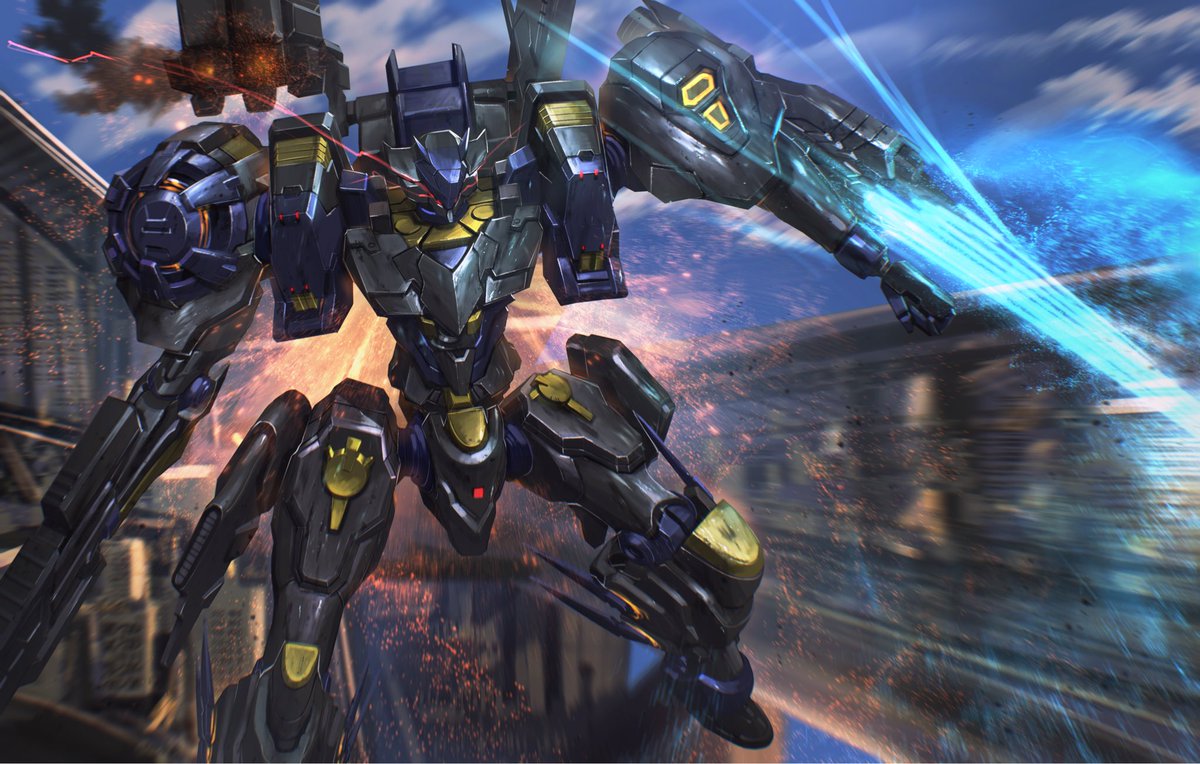 “Wait, what’s that— we’re under attack?! Tourist! Unidentified AC on the Xylem!” 🔥 

New #ArmoredCoreVI art for <a href="/Aozora_Zoroark/">𝓐𝓸𝔃𝓸𝓻𝓪</a> 
Thank you!