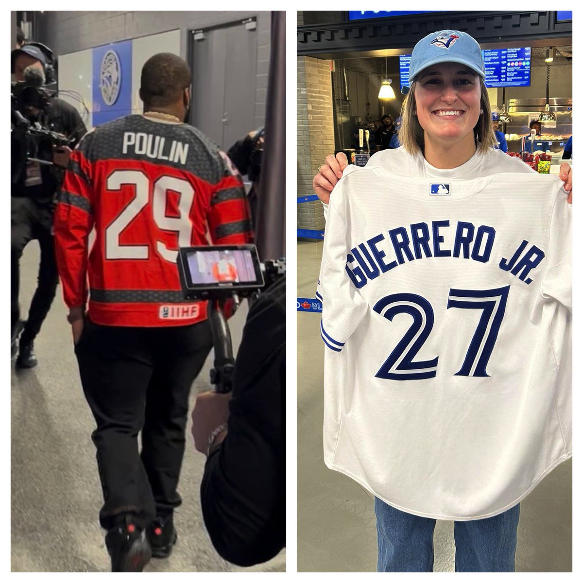 Hope this makes you feel better on a tough night.  2 x HOFers.