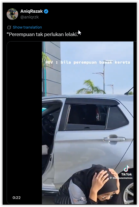 Even as guy, I won't be too confident of loosening all the nuts. It ain't easy - especially when there were fastened with those pneumatic devices. 

And guys (looking at fresh grads) - I am pretty sure most of them cannot change a tyre too.