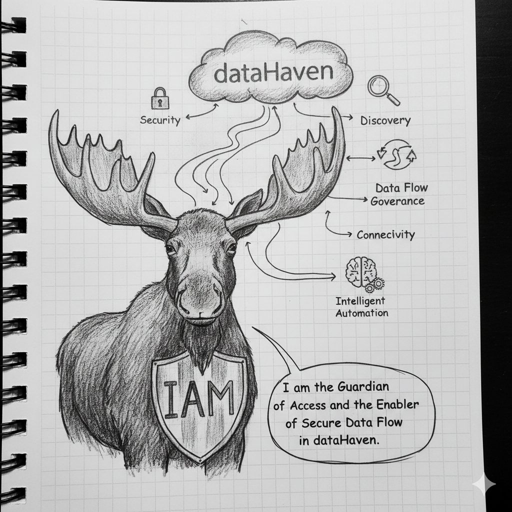 HosurRajshekhar's tweet image. Beyond just access! Our dataHaven platform, led by the mighty IAM moose, provides end-to-end data capabilities: Security, Discovery, Data Flow Governance, Connectivity, and Intelligent Automation. Data done right! 🧠🔒 #DataManagement #CloudData #DataOps @DataHaven_xyz