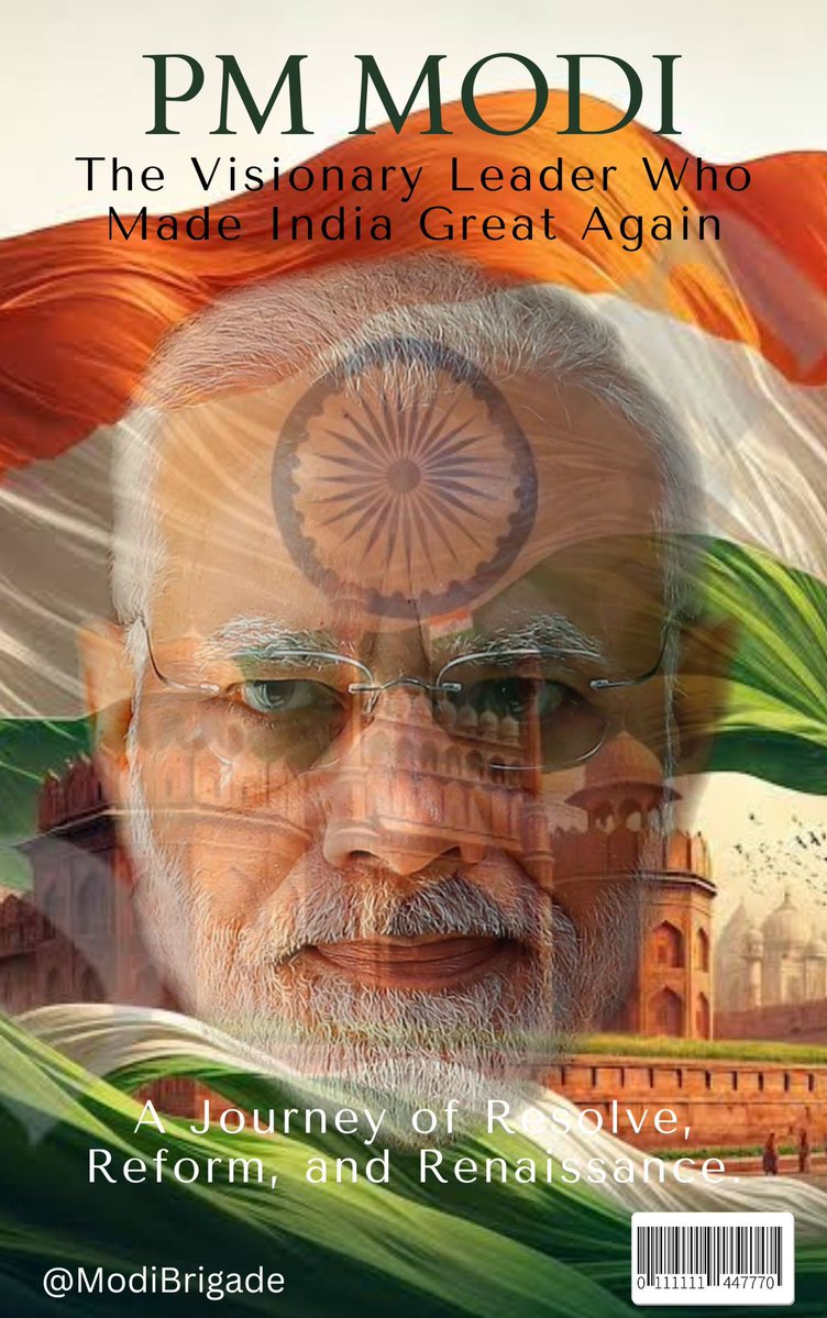 The Visionary Leader Who Made India Great Again. The man who awakened Bharat’s pride, power, and purpose! 🇮🇳🔥 #NewIndia #ModiEra #BharatRises <a href="/narendramodi/">Narendra Modi</a> <a href="/BJP4India/">BJP</a> <a href="/AmitShah/">Amit Shah</a> <a href="/annamalai_k/">K.Annamalai</a>