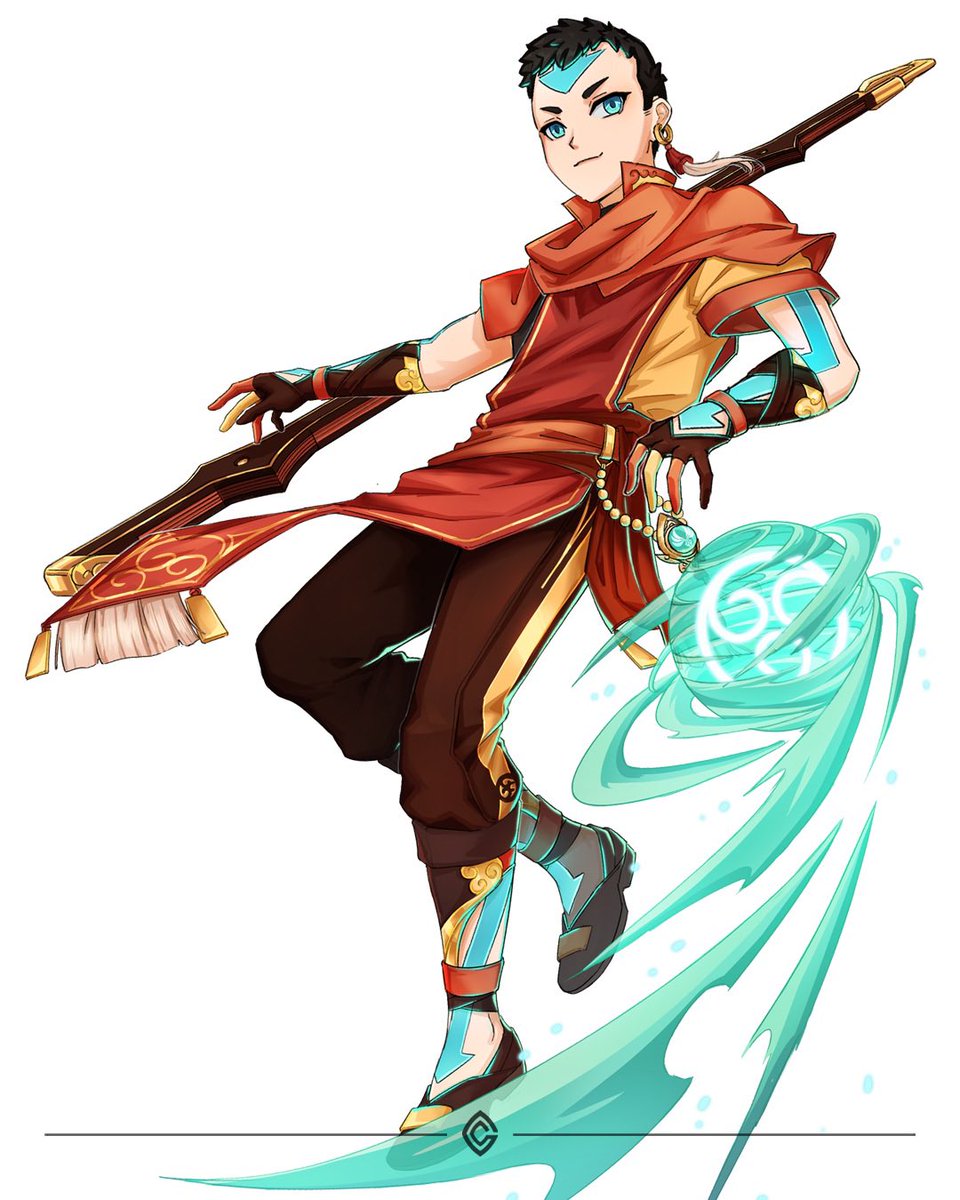 Aang (Anemo)
Avatar: The Last Airbender x Genshin Impact Series

Took a long time finalizing this redesign. 😅

#aang #AvatarTheLastAirbender #GenshinImpact #redesign