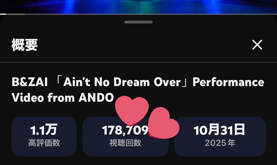 Y0905R0216's tweet image. わーい🙌178💛
#BandZAI 
#ANDO
#AintNoDreamOver