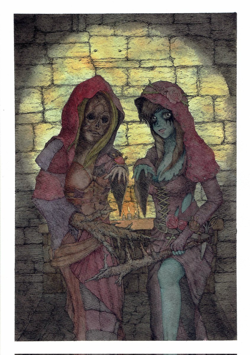 #ウィズダフネ
#wizardly
#Wizardry_Daphne 
#アーシャ
急いで描いたけど、ハロウィンおわってた…