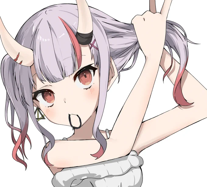 #百鬼絵巻 ツインテ準備