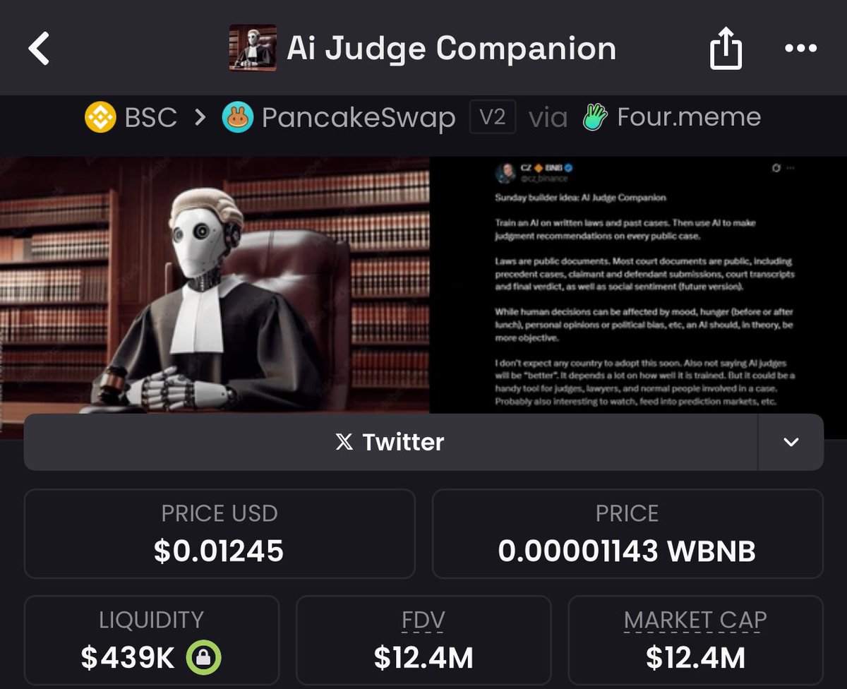 mooning_gems's tweet image. #AIJudge $1.3M → $12.4M MC 📊📈.
Calculated entries. Perfect timing.
Shared live with TG members.💯
Small alpha, huge impacts.
Stay disciplined — hype fades quickly.
DM for invite 🎯💯 

0x4217eec7821728748dB86588dAb9362D02FF4444