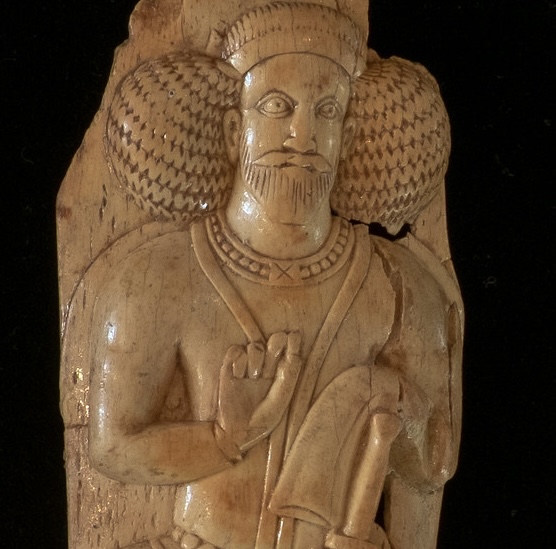 Late Parthian depiction found at Mele Hairam: gesture of right hand could be earlier version of auspicious gesture &amp; possibly related to Vitarka Mudra ...