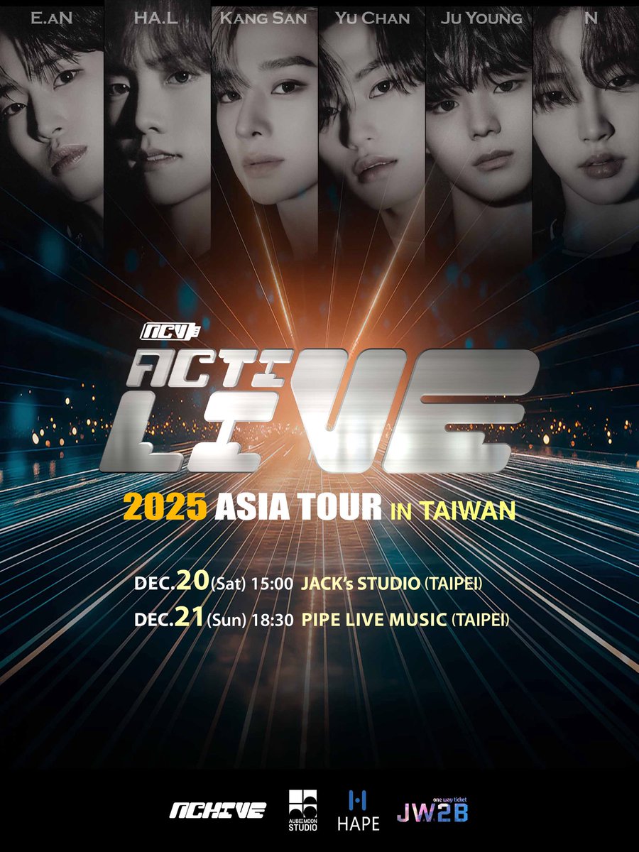 nchiveofficial's tweet photo. [📢]

Hello SAVE 💢

Are you ready for the ACTIVE LIVE NCHIVE  TOUR IN TAIWAN ? 🌟

Let's have some fun together at the NCV 2025 ASIA TOUR IN TAIWAN [ACTIVE LIVE ] 🤩

See you there SAVE 📢!!!
🔗 https://t.co/fN2ZnxHtdL

🔗 https://t.co/CtUXjEp24T

#NCV #NCHIVE #엔카이브
#ACTIVELIVE