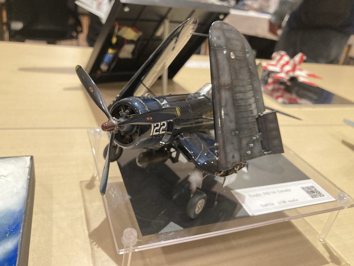 sobCyFebszIIPpd's tweet image. キャンディ塗装の飛行機コルセア
面白いって言われた。
褒め言葉やね。