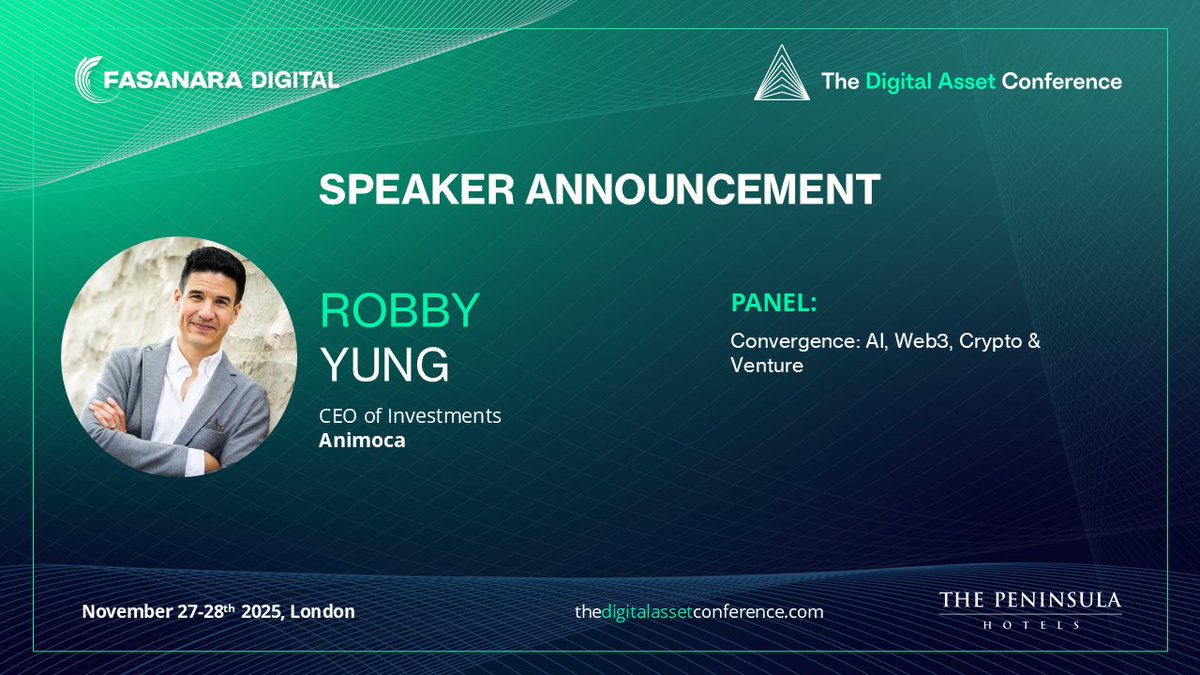 The Digital Asset Conference (TDAC) 2025 (@DigitAssetConf) / Posts / X