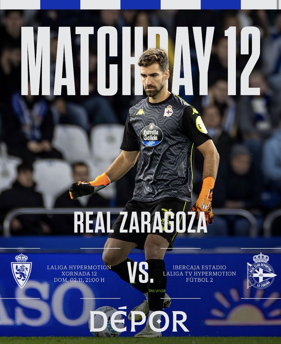 Vandaag is het wedstrijddag!! ⚔️💥

5 matches without a win in a row… nou, genoeg is genoeg, hè!
Depor faces Zaragoza, a team going downhill faster than a Dutchman on a bike with no brakes. 🚴‍♂️💨

Laat ze zien hoe het moet!
Let’s go, carallo!! 💥⚽️
💙🤍💙🤍💙
Forza Depor!