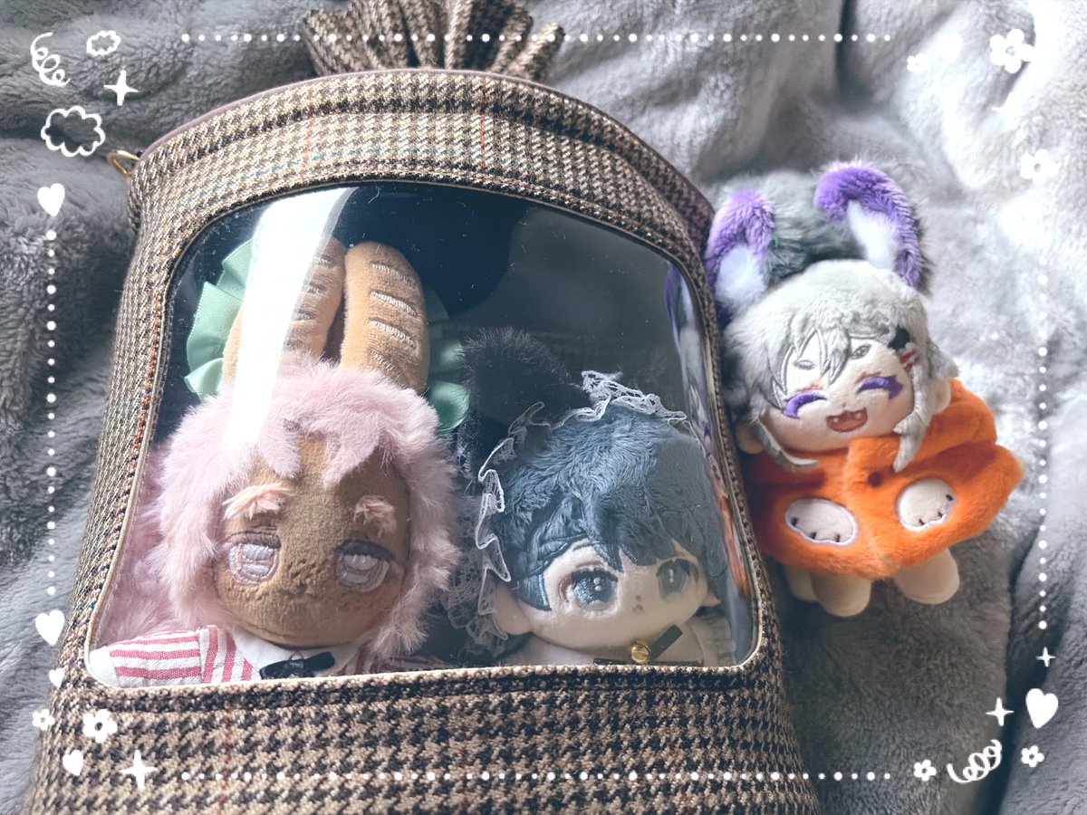 ivuuuk's tweet image. aoco様(@aocoroom )から購入したぬいバッグ届きました🎁✨
色も形も全て可愛くてさらに使いやすくて本当に最高です🫶
(報告前に使用したのは🤫)
15cmぬいちゃんがピッタリらしいのでお耳の長いコパンちゃんも余裕で入りました👏✨️✨️