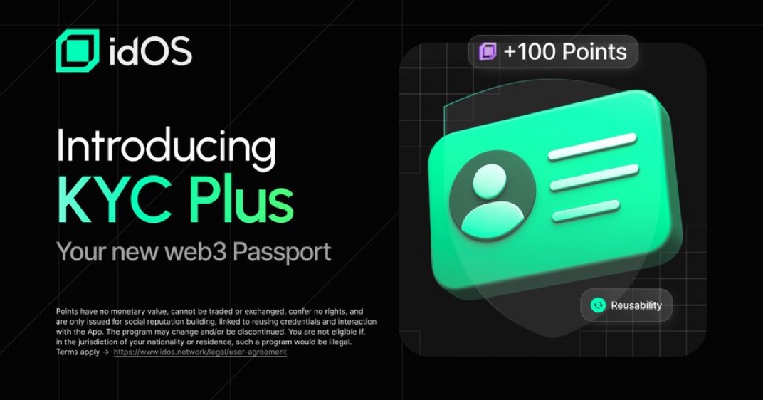 chillvelvex's tweet photo. idOS NotABank is transforming how we access stablecoins, one KYC with @idOS_network gives you instant verification across partners like Noah and Transak.
The idOS app now has a points system where profiles, daily check-ins and referrals help you stack rewards for the future🫰❤️. https://t.co/7tdUjAsRTi