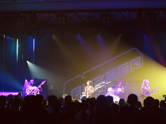 On stage media image