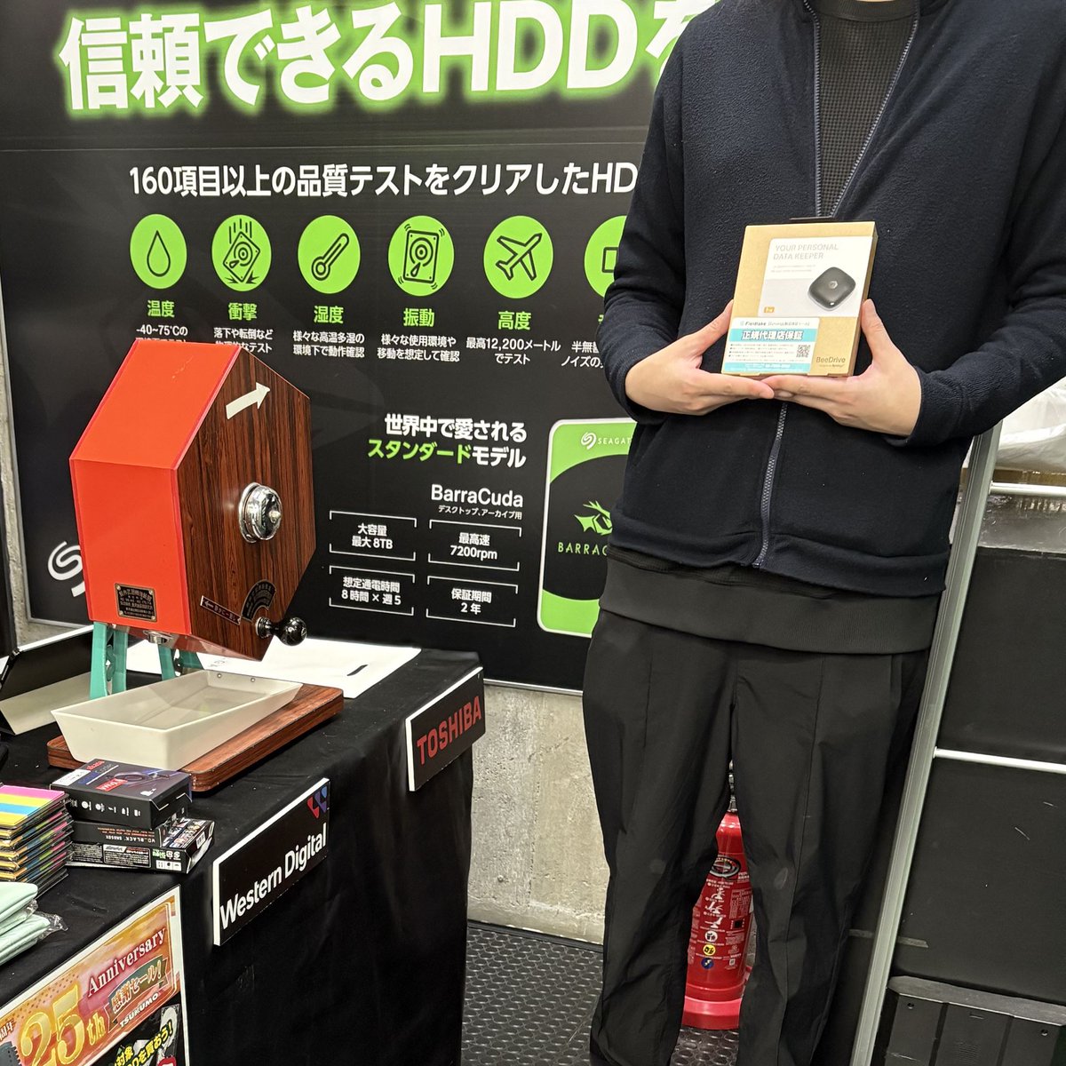 1等ポータブルSSD【Synology BeeDrive 1TB】が出ました！ ご当選