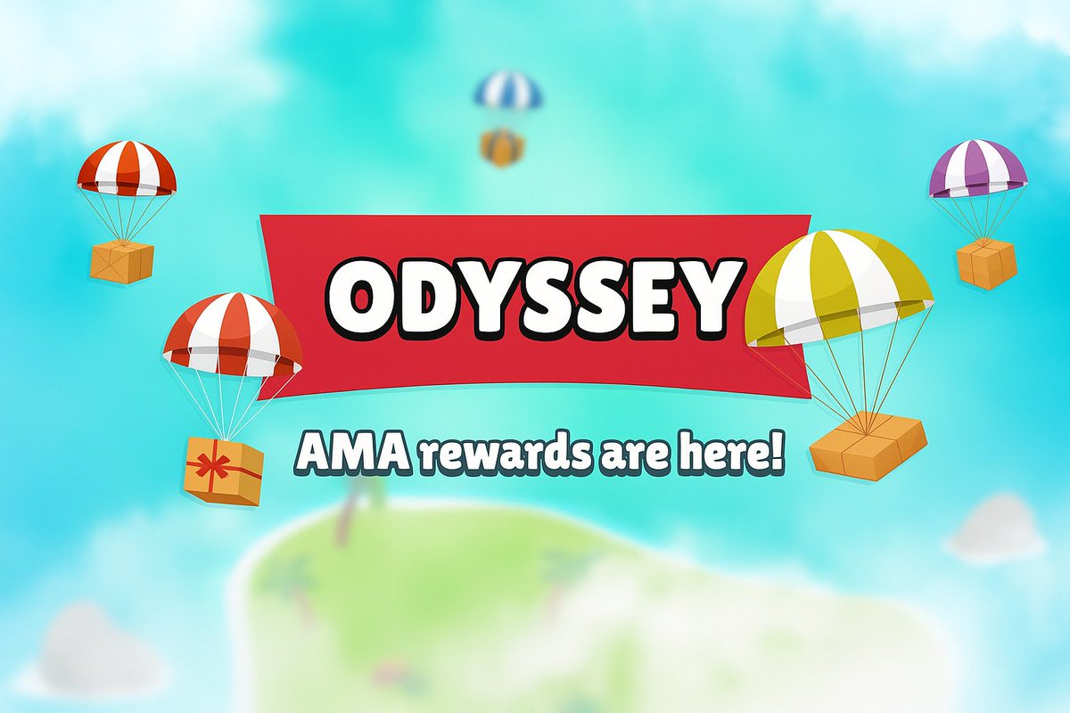 Umi_Network's tweet image. Congrats to all Sailors who joined the Odyssey AMA, stayed until the end, and took their chances at the $100 prize pool! 🧭 

10 lucky winners have been randomly selected and will receive their prize in the wallet used on Odyssey and commented on the AMA.

🎲 10 winners selected: