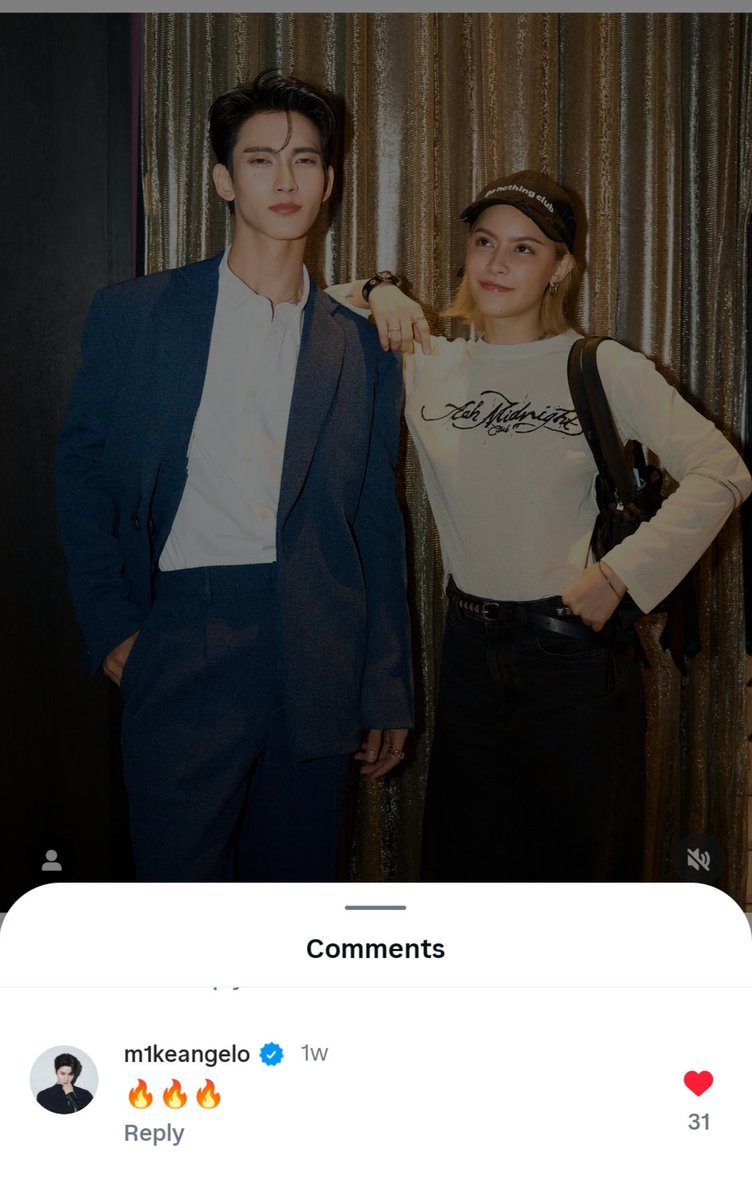 A1112222_'s tweet image. P Mike comment 🫶 always support baby
All your friends are proud of you. Keep working 🧡
next time ,I hope to see you together with the  all gang 🖤🧡
 #m1keangelo 
#first_Chalongrat 
#mikefirst