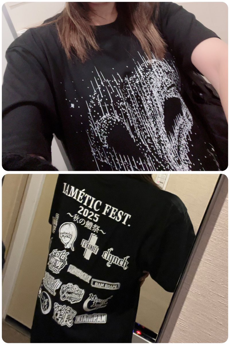 taiji1111ai's tweet image. ライブ楽しかった🙅‍♀️✨

ステージが複数のフェス的なものに行ったことなかったから、その雰囲気も含め楽しかったです♪

こういうTシャツも実は初めてで😅
着て参加できて嬉しかった☺️

#ラメフェス
#トレンド入りすごい✨