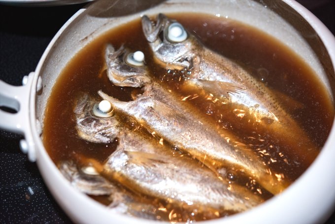 むつがうまい
これだけ煮ておけば明日のおかずも安泰じゃ 