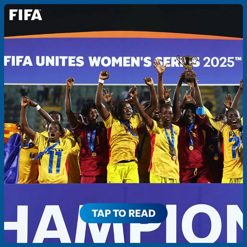 FIFAcom's tweet photo. FIFA Unites: Women's Series 2025 champions 🏆🇹🇩

Chad claimed the title at the pioneering tournament in Morocco!