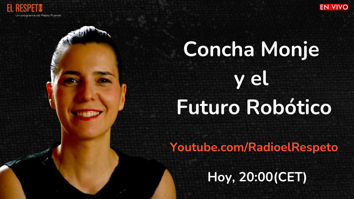 ¿Pueden los robots tener empatía? 🤖
¡No os lo perdáis! Hoy en directo, una charla imperdible con la Dra. Concha Monje <a href="/mecanohumano/">Concha Monje</a>
youtube.com/live/EBJmyN4px…