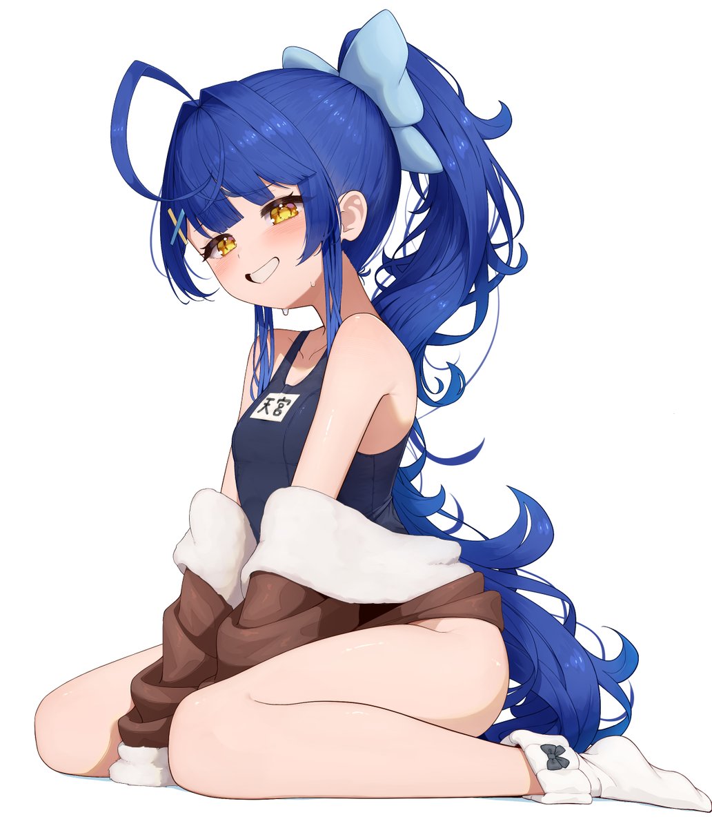 ポニテ上着あみゃ
#絵こころ