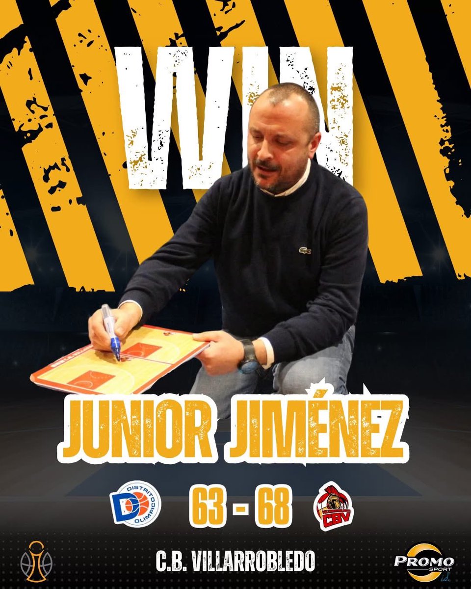 Spain - 3ª FEB 🇪🇸 Junior Jiménez led C.B. Villarrobledo to the win versus Distrito Olímpico (63-68) #PSFam