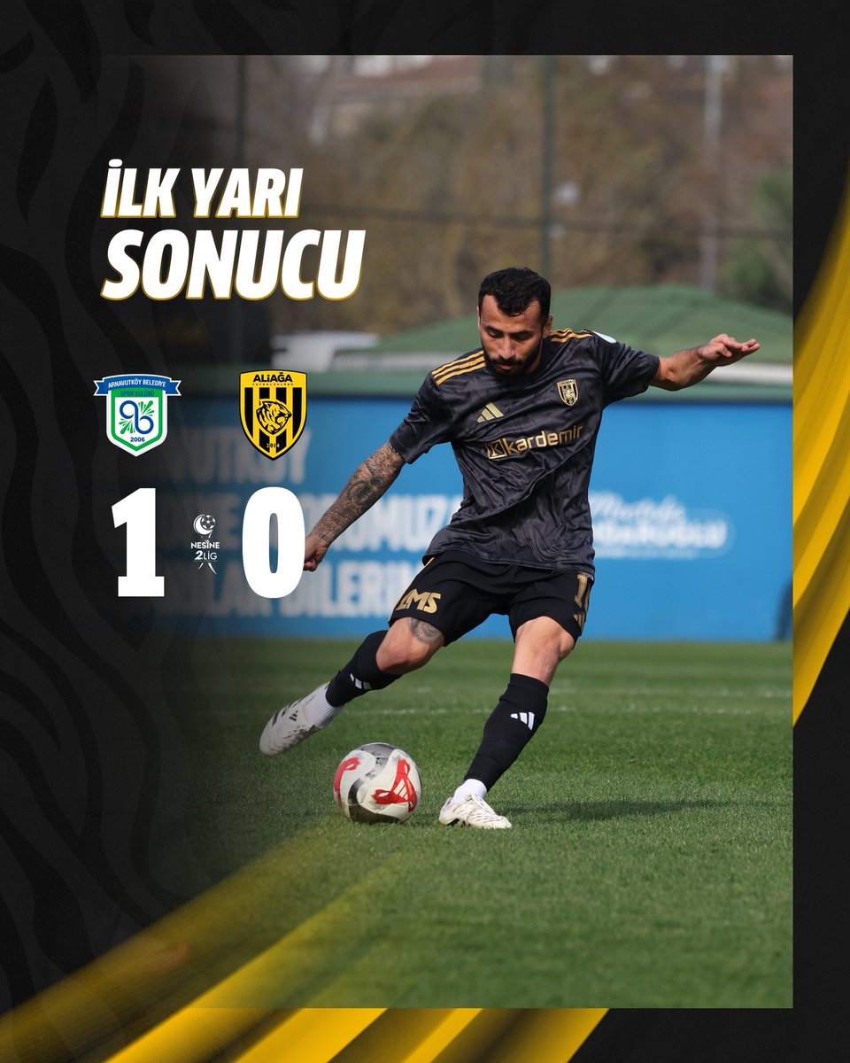 İLK YARI SONUCU 

Arnavutköy Belediye SK 1-0 ALİAĞA FK